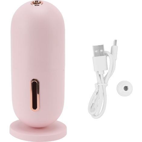 Diffuseur d'huiles essentielles portable rechargeable - 3 modes, silencieux, idéal pour la maison, bureau, voyage - Rose