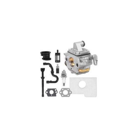 Kit de bougie d'allumage, filtre à air et carburateur pour Stihl 017, 018, MS 170 et MS 180 (1/5)