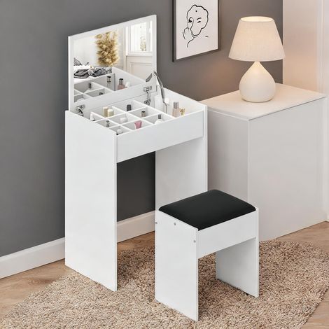 Coiffeuse bianco Nero 60,2 x 40,2 x 79 cm (1/5)