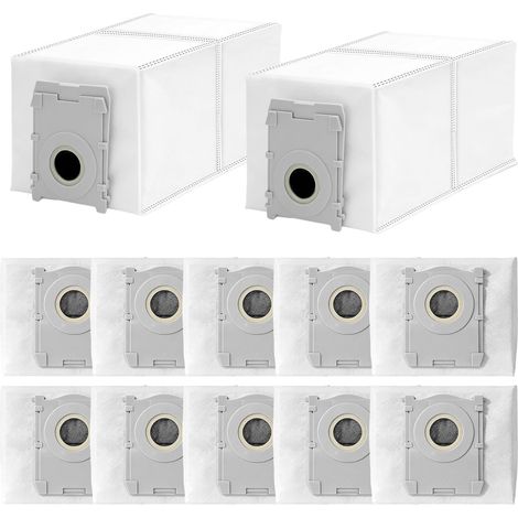 10er-Pack Ersatz-Staubbeutel, kompatibel mit Ecovacs Deebot T50/T50 PRO/T50 MAX PRO/T30C PRO/T80/X8/X8 PRO/X9 PRO OMNI Staubsaugern, großer Ersatzbeutel mit 4 Litern Fassungsvermögen (1/5)