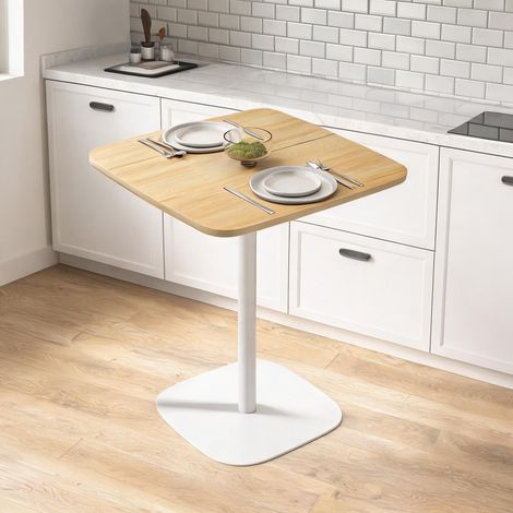 Table de salle à manger en mDF Acciaio 60 x 60 x 75 cm (1/5)