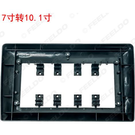 Universal Android frame for 7 to 10.1 inch car stereos with large navigation screen and audio modification panel (1/5)