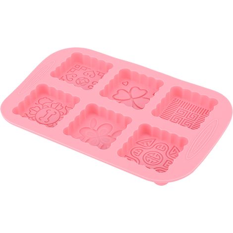 Moule à Mooncake en Silicone Alimentaire pour Pâtisserie, Glace et Savon DIY (1/5)