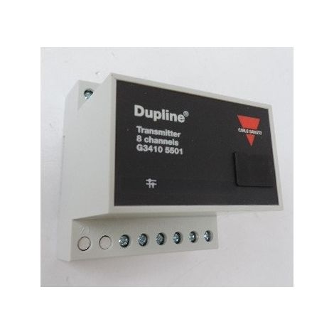 Module émetteur digital 8 entrées contact pour signaux numériques système domotique BUS Dupline CARLO GAVAZZI G34105501