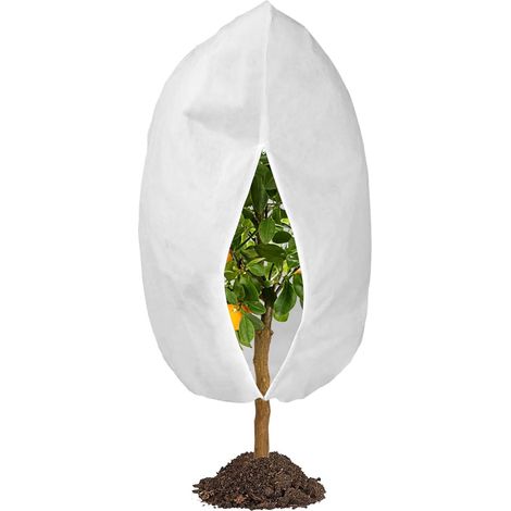 Couverture De Protection Hivernale 120 X 178 Cm Anti Gel Pour Plantes Exotiques Palmiers Olives 70 G/M² Avec Bande De Fixation (1/5)