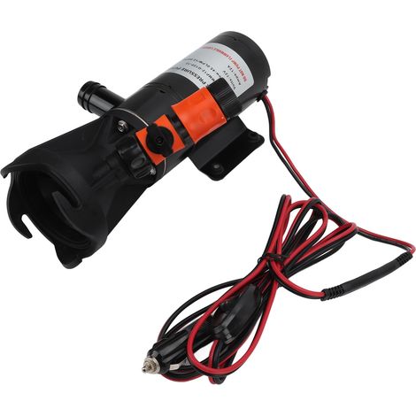 Pompe Macérateur 12V 45L/min pour Bateau Camping-car Caravane, Entrée 3 pouces Sortie 1 pouce, Eaux Usées Toilette (1/5)