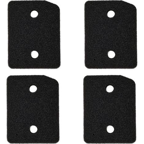 4x Ersatzfilter für Miele T1 Wäschetrockner 9164761 Schwamm 202x157x30mm