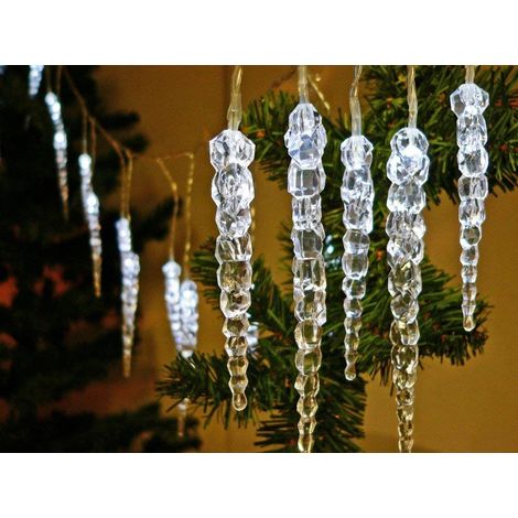 F-H-S International GmbH & Co. KG LED Eiszapfenlichterkette 3m 20 Zapfen kaltweiß außen 03210