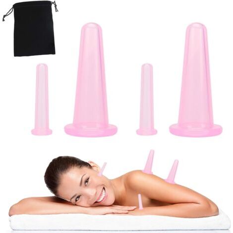 Ventouse Visage,Cupping Ventouse,Ventouse Silicone,Facial Cupping,Ventouse Visage Anti Rides,Ventouse pour Massage Visage,Silicone Massage Cups Visage Ventouse Anti-cellulite,Soin Beauté en Silicone (1/5)
