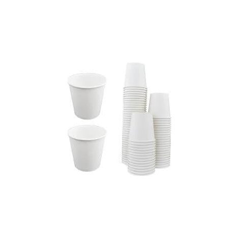 ILIP FibrAware Papierbecher, weiß, 210 ml, Ø 70 mm – 50 Stück (1/2)