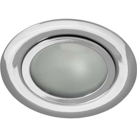 Spot LED encastrable meuble - Chrome - Acier - Ø73mm - G4 - Kanlux (1/3)