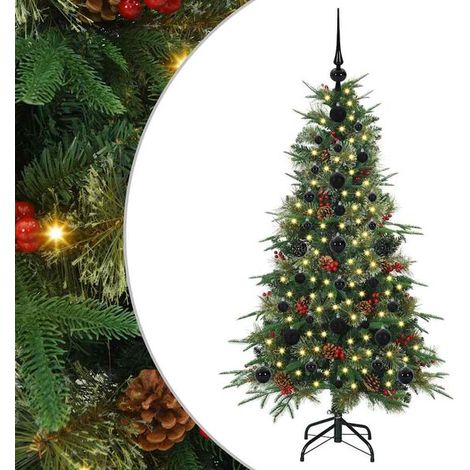 Sapin de Noël artificiel, à branches mobiles, vert, 120 cm (1/5)