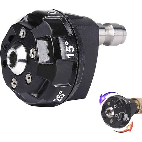 Pulvérisateur Réglable 6 en 1 - Embout pour Nettoyeur Haute Pression - Raccord Rapide 1/4 Pouces - Jusqu’à 4000 PSI - Pour Lavage Auto Jardin (1/5)