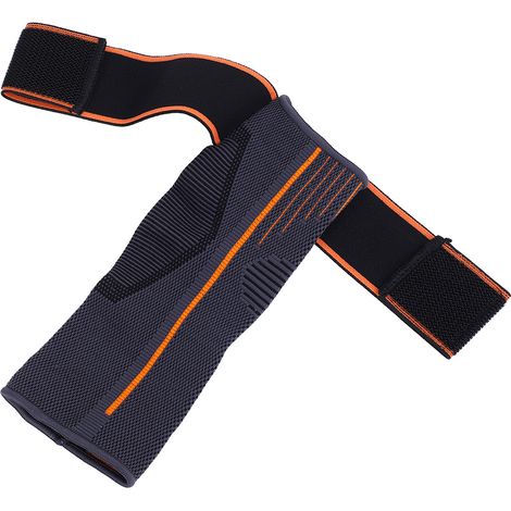Attelle de cheville de compression respirante avec sangle de protection élastique pour le pied (taille S pour femme) (1/5)