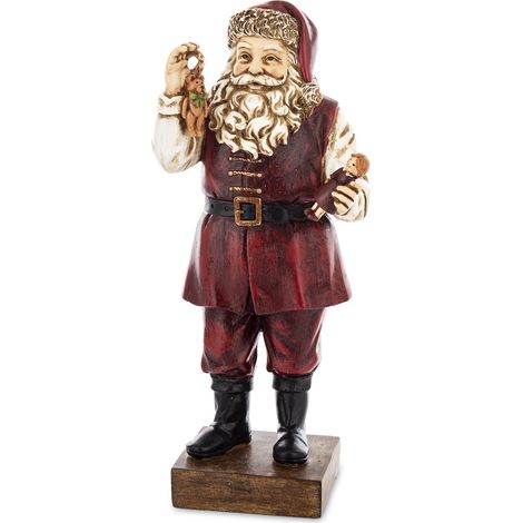 Weihnachtsmannfigur Casa Roma aus mehrfarbigem Kunststoff, 33 x 14 x 10 cm (1/5)