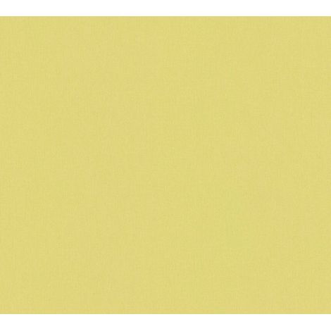 Papier peint jaune vert intissé  Tapisserie jaune effet textile pour cuisine  Papiers peints couleur lavable idéal pour couloir (1/4)