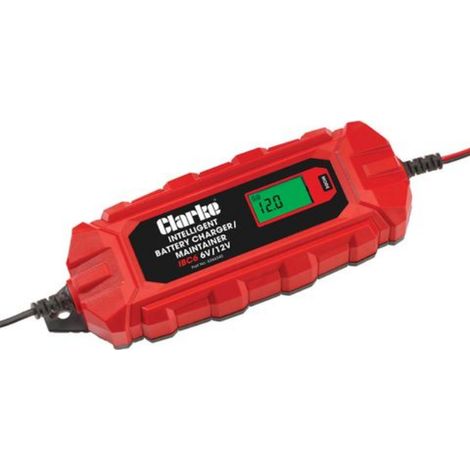 CLARKE BATTERY CHARGER INTELLIGENT 6A SMART TRICKLE CHARGER 6V 12V IBC6