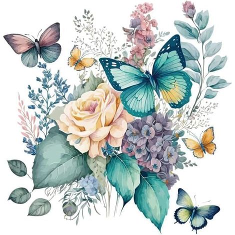 Autocollants de toilette, papillons pivoines, autocollants pour abattant de salle de bain, autocollants muraux imperméables pour accessoires de salle de bain (1/5)