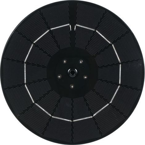 Fontaine de jardin lumineuse LED multicolore 3,8 W à énergie solaire, éclairage nocturne LED pour aménagement paysager (1/5)