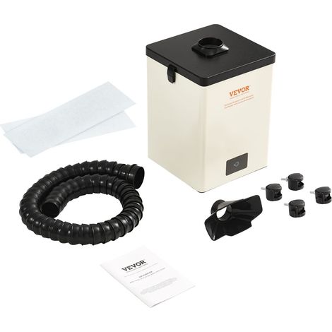 Extracteur de Fumée de Soudage 150 W Extracteur de Fumées de Soudure Filtre à 3 Couches Débit d'Air 332 m³/h Absorbeur de Fumée à Souder Compact pour Soudure Bricolage Salon de Beauté (1/5)