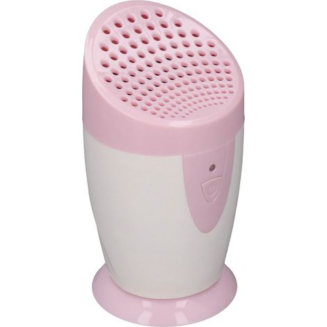 Negativ-Ionen-Luftreiniger mit 2 Betriebsmodi, batteriebetrieben, vielseitig einsetzbar, tragbar, geeignet für Büro und Auto, rosa (1/5)