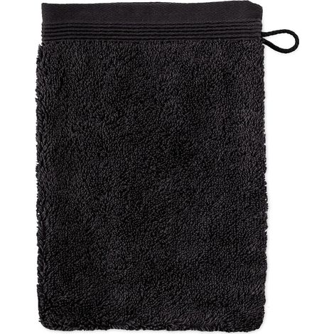 Gant de Toilette et Gants de Toilette Noir 15 x 20 cm (1/5)