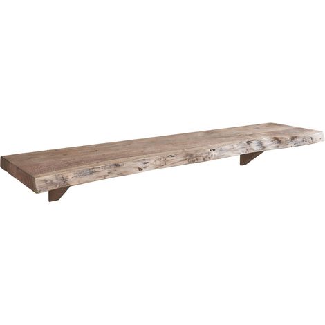 Wandregal Akazie 120x30x18 Natural Stone lackiert FREEFORM 139
