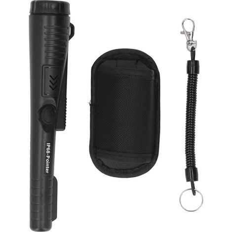 Détecteur de métaux professionnel portable pour chasse au trésor et or, outil de fouille pour enfants et adultes, noir (1/5)