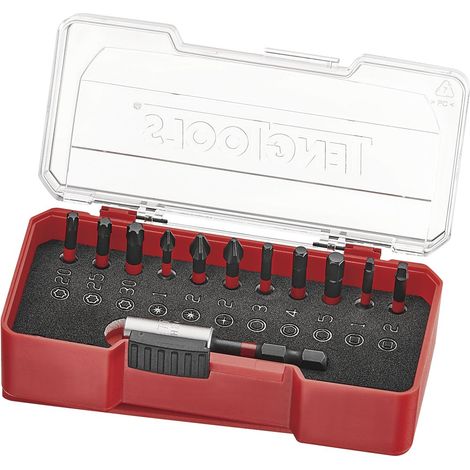 Set d'embouts à choc TJ Box PZ- ROB- TX- GR- HEX 12 pièces Teng Tools TJ1413