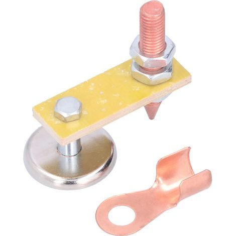Magnetische Schweißhalterung mit hoher Saugkraft, Kupfer-Erdungsklemme für mechanische Reparaturen, Hochleistungs-Befestigungswerkzeug (1/5)