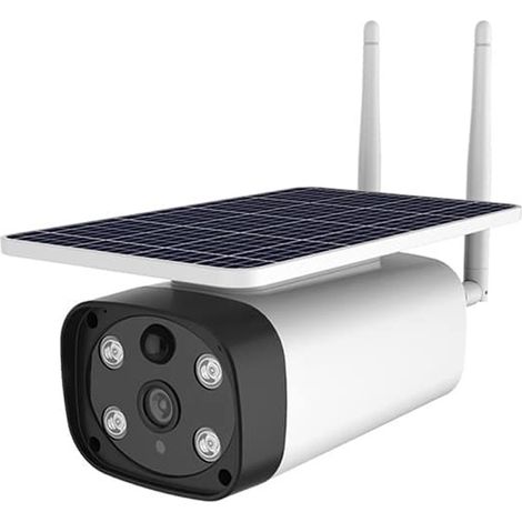 Telecamera Pannello Solare WIFI Esterno Camera Videosorveglianza Esterna IP67 (1/5)