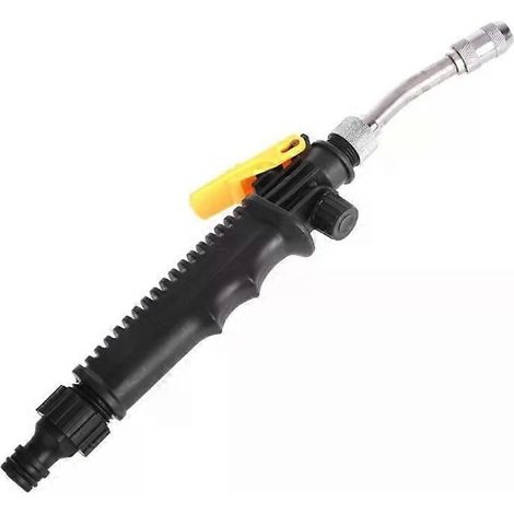 1pc High-Pressure Portable Water Gun - Versatile Cleaning Tool compatible with Cars, Gardens / Outdoors, Durable Plastic, Easy Storage (1/5)