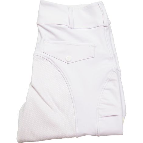Coco Equestrian White Ladies Womens Kids Horse Riding Tights Jodhpurs Breeches Leggings - M