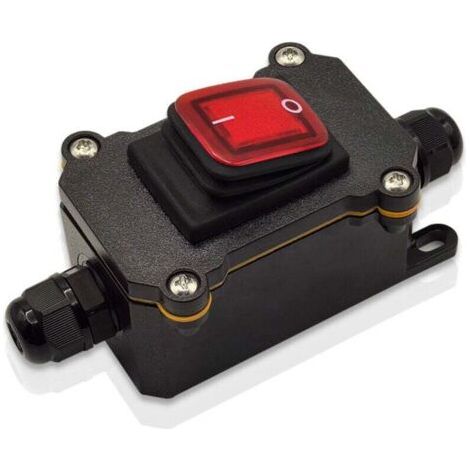 1 Pièce Interrupteur Étanche IP65 Interrupteur Étanche Interrupteurs Intelligents 12V DC 20A Interrupteur Étanche à Élevé (1/4)