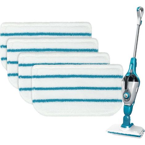 Lot de 5 Lingettes Microfibres Rectangulaires pour Black+Decker Balais Vapeur - Alternative Ă FSMP20 (1/5)
