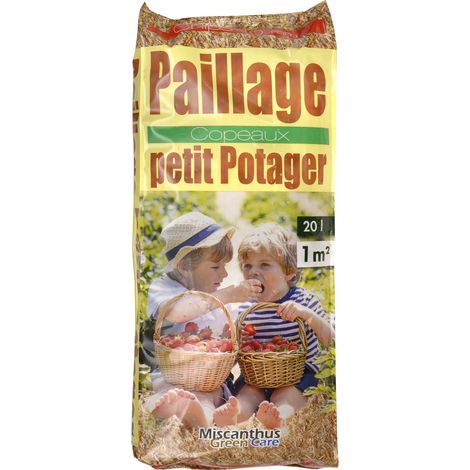 Copeaux de Roseau pour Potagers et Massifs - Paillage Petit Potager® (Sac de 20L) (1/4)