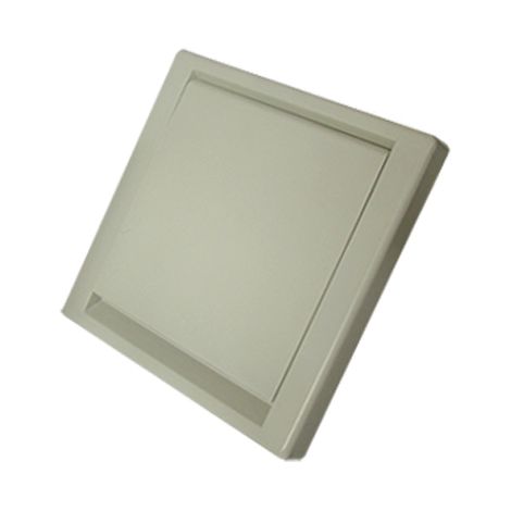 Prise Quadra carrée - couleur au choix - crème