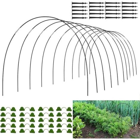 Filiyano-Arceaux de serre en aluminium pour tunnel, arceaux pour tunnel en aluminium, tunnel de jardin, arceaux de serre en fibre de verre, arceaux (1/5)
