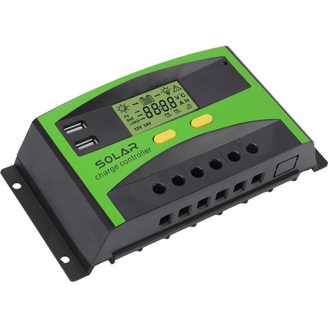 Intelligenter 12V/24V 30A PWM-Solarladeregler für Photovoltaik-LED-Beleuchtung (1/5)