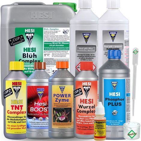 Hesi 9-Teiliges Dünger Set XXL – Pflanzendünger Grow (1/5)