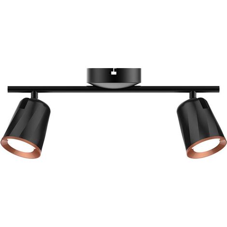 Applique double LED 12W avec tête pivotante Couleur Noir 4000K IP20 (1/5)