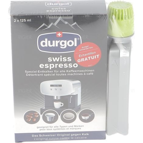 Détartrant (machine à café)  DURGOL  2 x125ml (1/3)