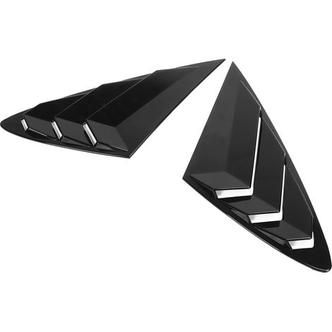 2pcs Persiennes latérales Vitres Noir Brillant Compatible Hyundai Sonata 2020-2021 Déflecteurs Remplacement Accessoires Auto (1/5)