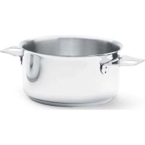 Casserole faitout inox induction 16 cm queue amovible