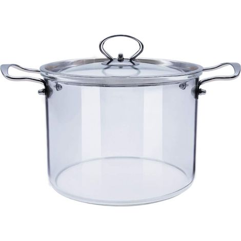 Glas-Suppentopf mit Deckel Klarglas-Suppentopf (3,5 l) (1/4)