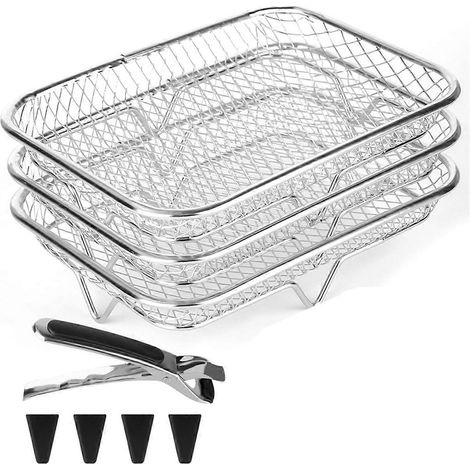 Airfryer-Roste, 3-stöckiger stapelbarer Airfryer-Rost (1/5)