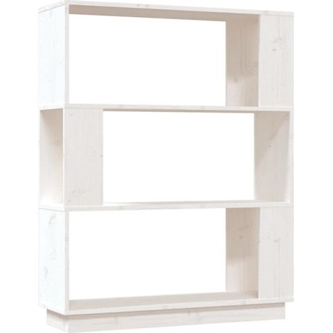 Maison Exclusive - Bücherregal/Raumteiler Weiß 80x25x101 cm Massi