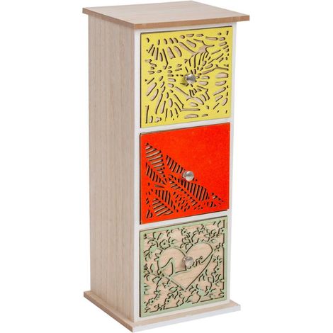 Caja organizadora multicolor pequeña 14,5x13x35,5 (1/5)