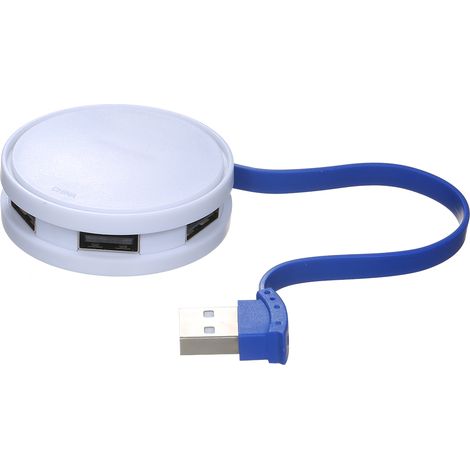 Mini Hub Portable 4 en 1 avec 4 Ports USB 2.0, adaptateur mâle à femelle pour ordinateur Portable, convertisseur d'extension de bureau, blanc (1/5)