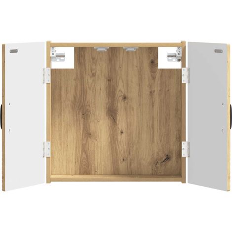 vidaXL Armario para dianas HAARLEM Roble artisan 52,5 x 10,5 x 53,5 cm (1/2)